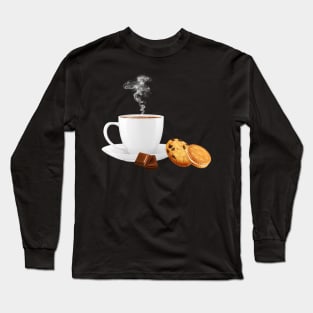 Merry Christmas & Hot Drink Long Sleeve T-Shirt